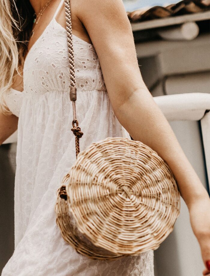 Straw cross body bag - Image 2